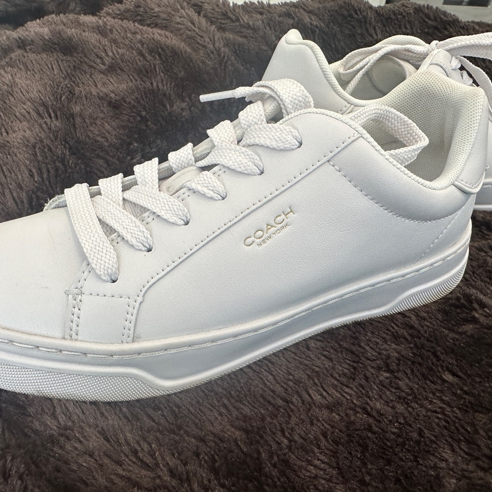 Coach White Mesh Sneakers - Picture 7 of 12